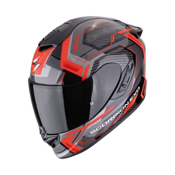 Casco Scorpion EXO-1400 EVO II AIR LINART Black Red