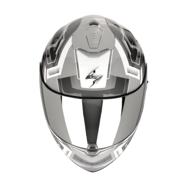 Casco Scorpion EXO-1400 EVO II AIR LINART Grey White