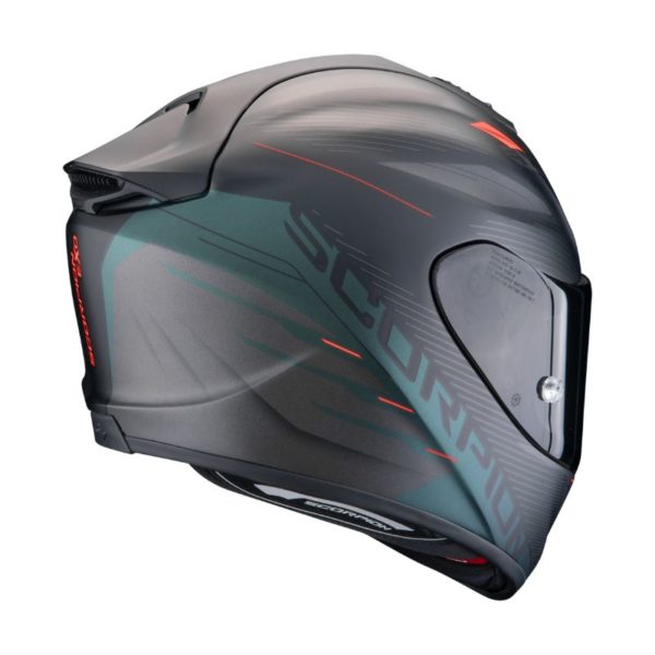 Casco Scorpion EXO-1400 EVO II AIR LUMA Negro mate-Verde