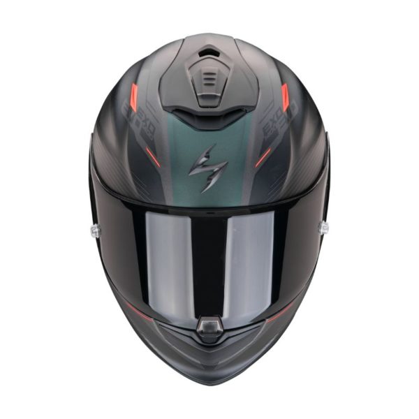 Casco Scorpion EXO-1400 EVO II AIR LUMA Negro mate-Verde