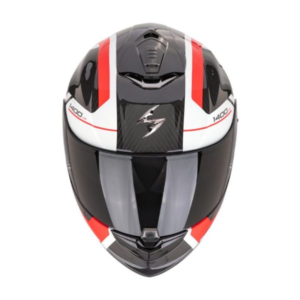 Casco Scorpion EXO-1400 EVO II CARBON AIR ENKO Black Red White