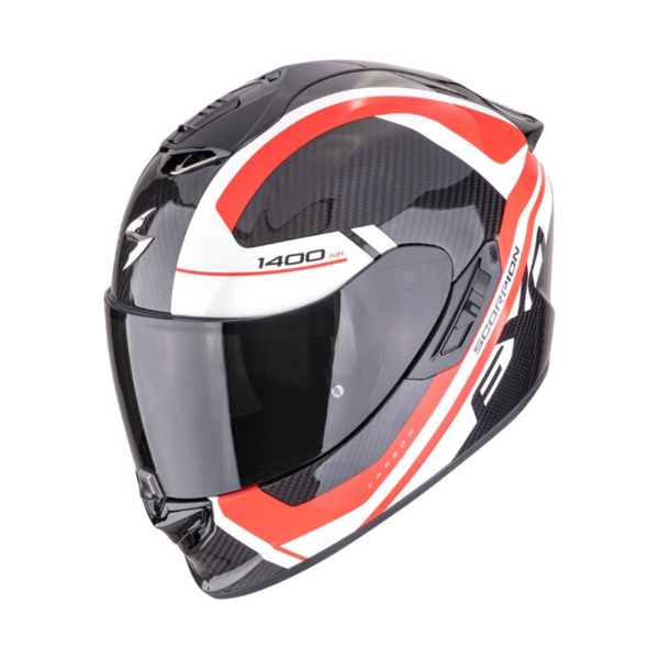 Casco Scorpion EXO-1400 EVO II CARBON AIR ENKO Black Red White