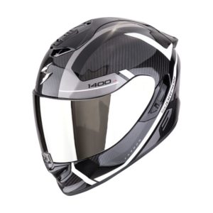 Casco Scorpion EXO-1400 EVO II CARBON AIR ENKO Black Silver White