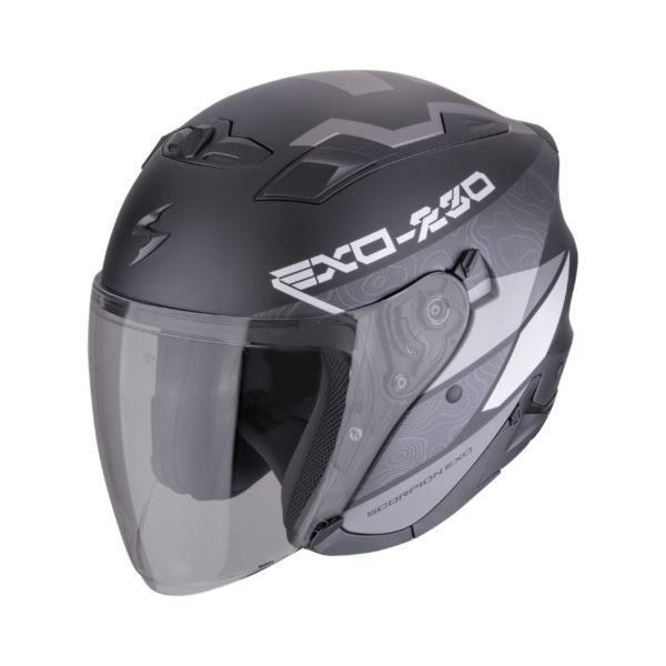 Casco Scorpion EXO-230 BAND Matt black silver