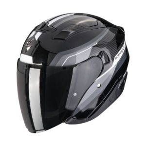 Casco Scorpion EXO-230 HIPE Negro-Plata