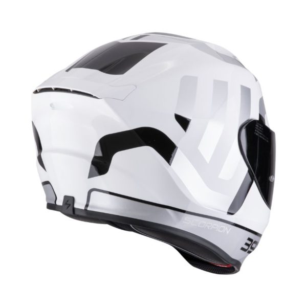 Casco Scorpion EXO-391 AROK White Black Silver