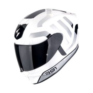 Casco Scorpion EXO-391 AROK White Black Silver