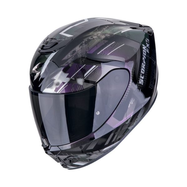 Casco Scorpion EXO-391 CLUTTER black chameleon