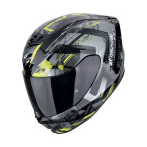 Casco Scorpion EXO-391 CLUTTER black neon yellow