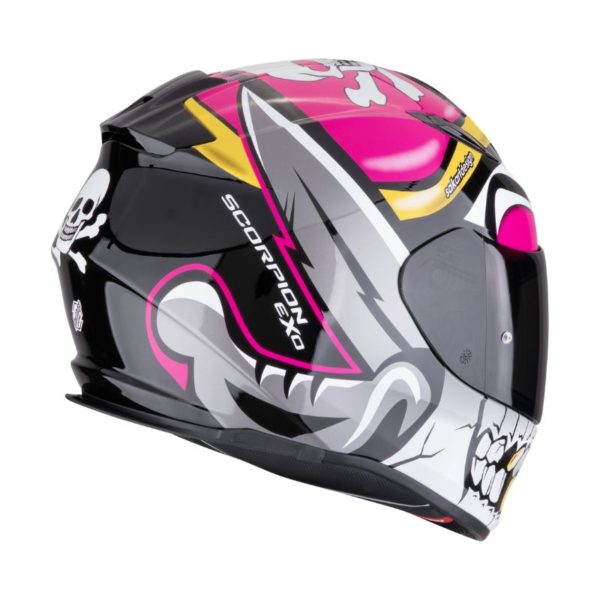 Casco Scorpion EXO-491 PIRATE pink