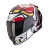 Casco Scorpion EXO-491 PIRATE Rojo
