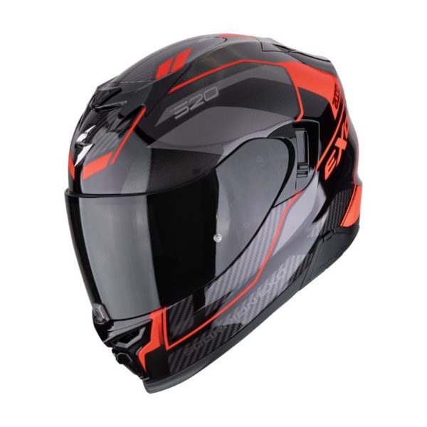 Casco Scorpion EXO-520 EVO AIR LENA Black Red