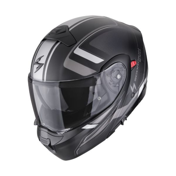 Casco Scorpion EXO-930 EVO ARDENS Matt Black Silver