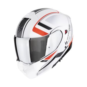 Casco Scorpion EXO-930 EVO ARDENS Matt White Black Red