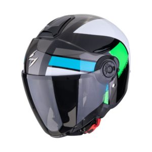 Casco Scorpion EXO-CITY II BLUR Black White Green