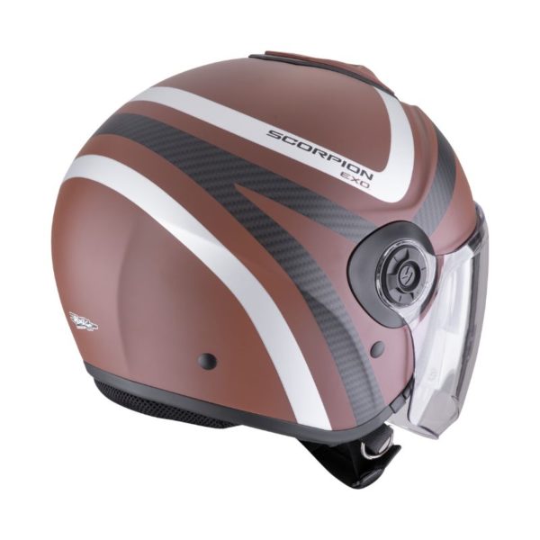 Casco Scorpion EXO-CITY II RIVA Brown Silver