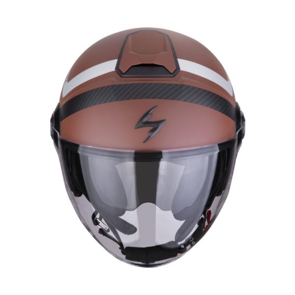 Casco Scorpion EXO-CITY II RIVA Brown Silver