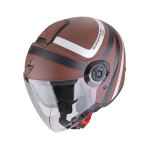 Casco Scorpion EXO-CITY II RIVA Brown Silver