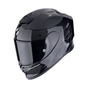 Casco Scorpion EXO-R1 EVO CARBON AIR CYNERGY Negro-Blanco