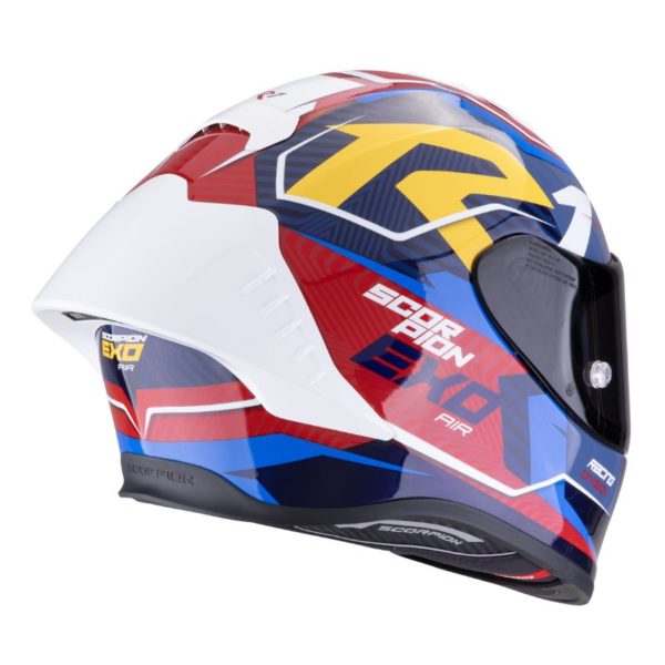 Casco Scorpion EXO-R1 EVO II AIR  COUP Blue-Red-Yellow