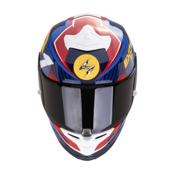 Casco Scorpion EXO-R1 EVO II AIR  COUP Blue-Red-Yellow