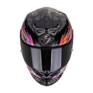 Casco Scorpion EXO-R1 EVO II AIR  SAVAGE Black Blue Pink