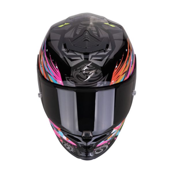 Casco Scorpion EXO-R1 EVO II AIR  SAVAGE Black Blue Pink