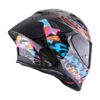 Casco Scorpion EXO-R1 EVO II AIR  SAVAGE Black Blue Pink - Imagen 2