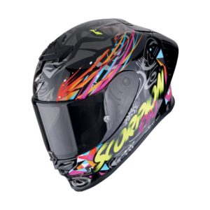 Casco Scorpion EXO-R1 EVO II AIR  SAVAGE Black Blue Pink