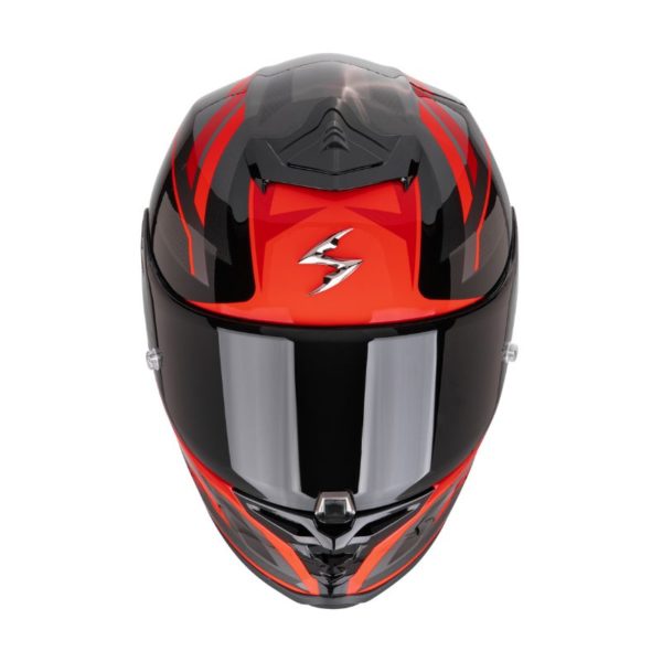 Casco Scorpion EXO-R1 EVO II AIR  VITAL Black Silver Red