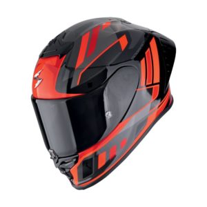 Casco Scorpion EXO-R1 EVO II AIR  VITAL Black Silver Red