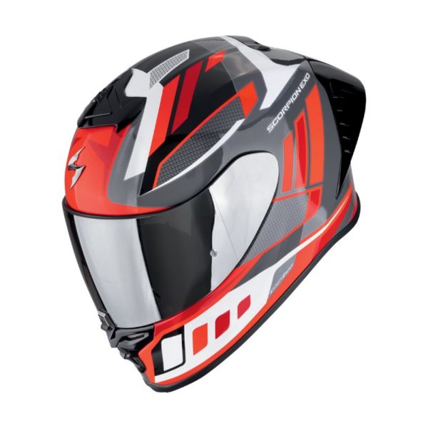 Casco Scorpion EXO-R1 EVO II AIR  VITAL Grey White Red