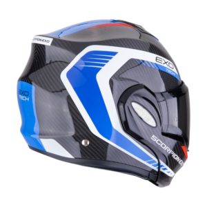 Casco Scorpion EXO-TECH EVO CARBON COSY Black Blue Red