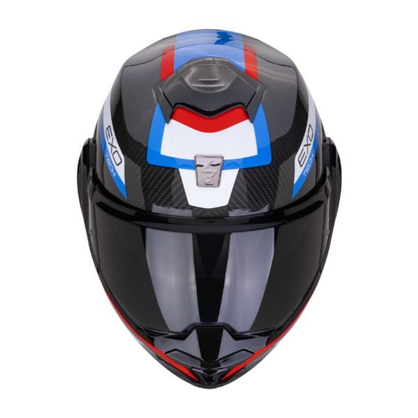 Casco Scorpion EXO-TECH EVO CARBON COSY Black Blue Red