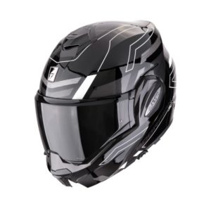 Casco Scorpion EXO-TECH EVO CONQUER Black White