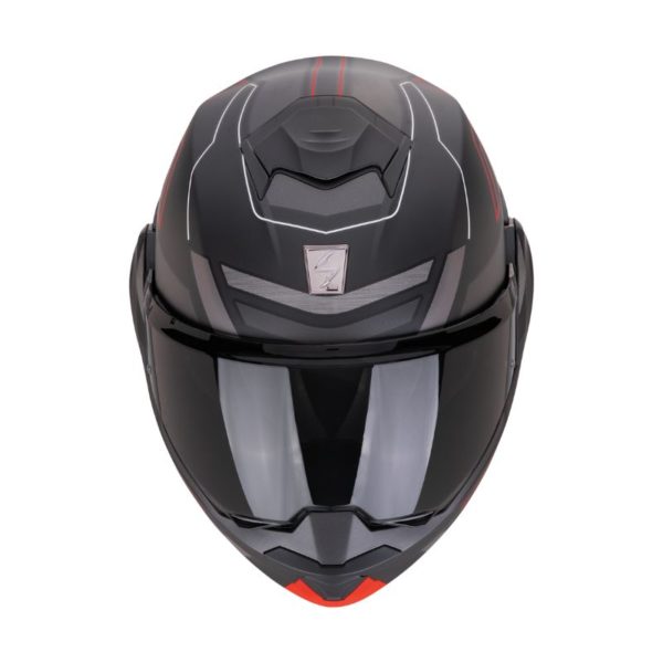 Casco Scorpion EXO-TECH EVO CONQUER Matt Black Red