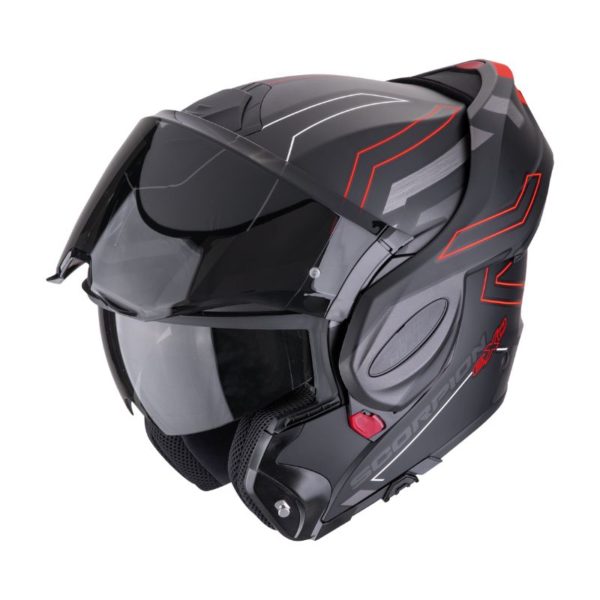 Casco Scorpion EXO-TECH EVO CONQUER Matt Black Red