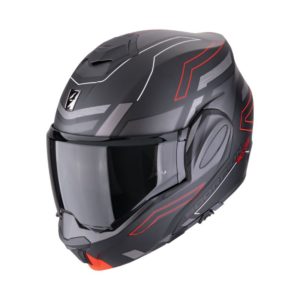 Casco Scorpion EXO-TECH EVO CONQUER Matt Black Red