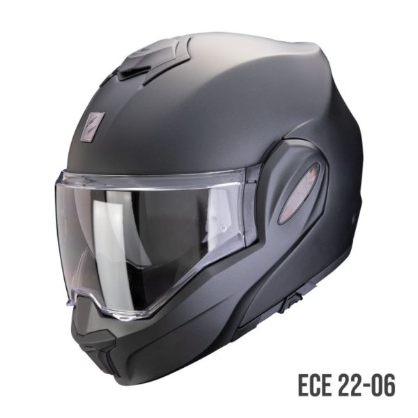 Casco Scorpion EXO-TECH EVO PRO SOLID Negro perla mate