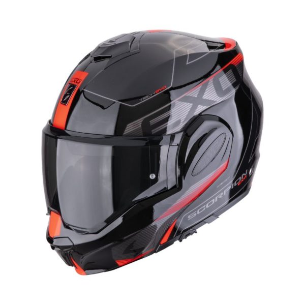 Casco Scorpion EXO-TECH EVO TRAVELLER Black Red