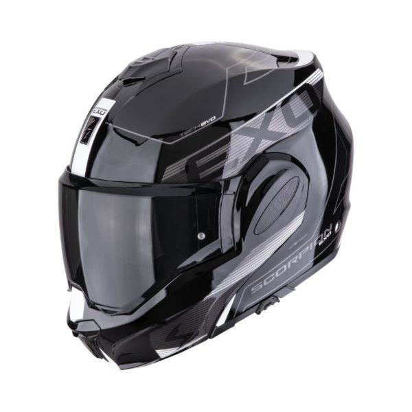 Casco Scorpion EXO-TECH EVO TRAVELLER  Black-Whit