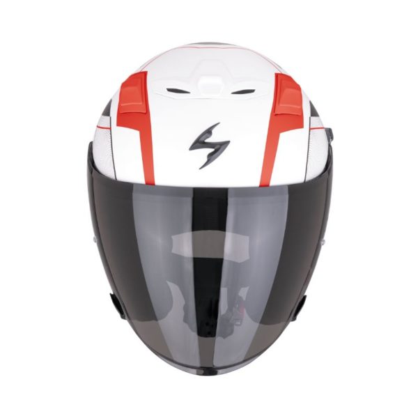 Casco Scorpion EXO-Z1 VUE Matt White Red Black