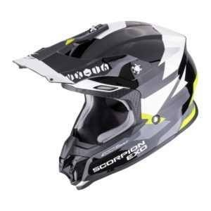 Casco Scorpion VX-16 EVO AIR ROD Black Neon Yellow