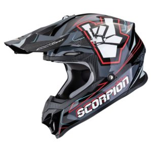 Casco Scorpion VX-16 EVO AIR ROK Black-Grey-Red