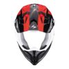 Casco Scorpion VX-22 AIR ATTIS Negro Rojo - Imagen 3