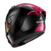 CASCO SHARK AERON CARBON SKIN Carbon Violet Blue - Imagen 2