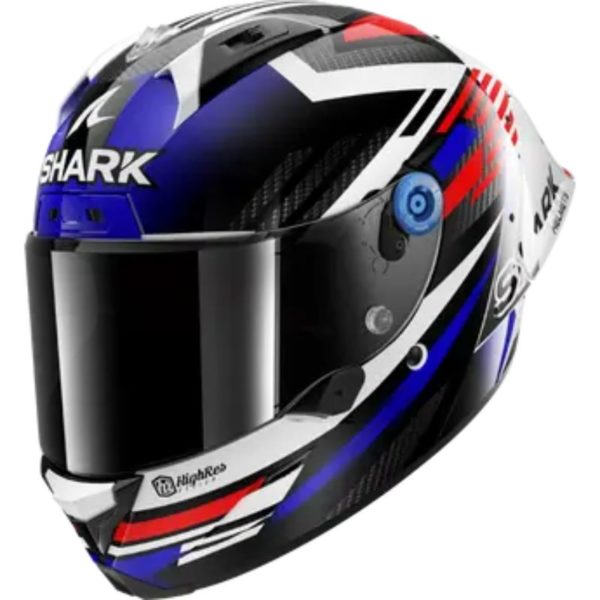 CASCO SHARK AERON-GP FIM RACING 1 FIRSTLAP Carbon Blue Red