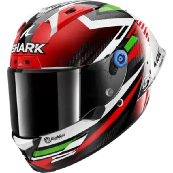 CASCO SHARK AERON-GP FIM RACING 1 FIRSTLAP Carbon Red Green