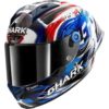CASCO SHARK AERON-GP FIM RACING 1 REPLICA ZARCO SIGNATURE White Black Blue