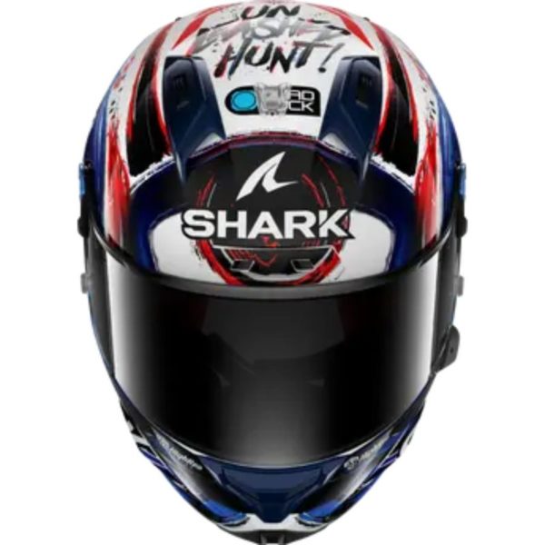 CASCO SHARK AERON-GP FIM RACING 1 REPLICA ZARCO SIGNATURE White Black Blue